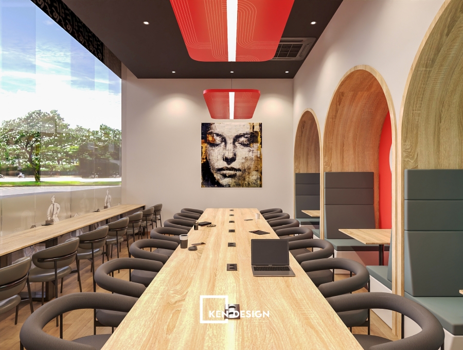 Thiết kế cafe coworking FLOW HAUS cơ sở 2 tại Mễ Trì